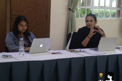 (Left) Deepika Nandan, Visual Communications Officer and (right) Shruti Ajit, Programme Officer of Women4Biodiversity.