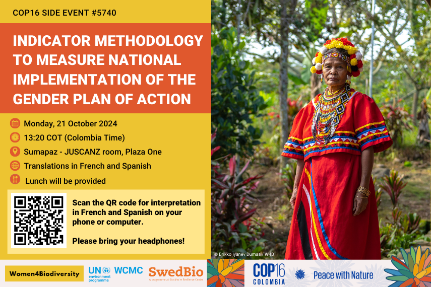 Indicator methodology CBD COP16 side event