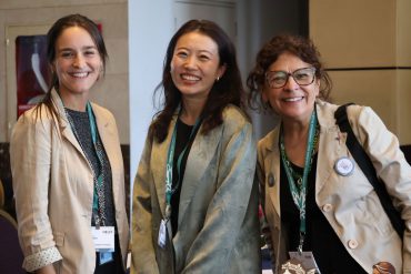 Left to right - Marion Marigo, Di Zhang and Elizabeth Assef